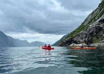 Русалочьи выходные в каяках на Ставангер-фьорде