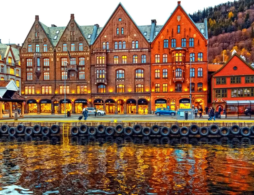 Берген — ганзейский центр и ворота к фьордам